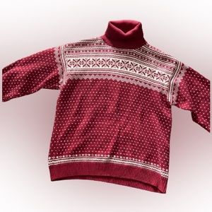 LL Bean Winter turtleneck sweater.